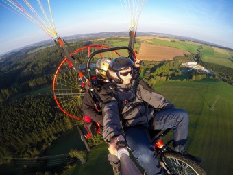 Lot Motoparalotnią z Filmowaniem (25 minut) | Przylep-Prezent na Urodziny_S