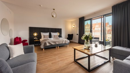  Pobyt w Apartamencie z Widokiem na Motławę (2 noce, 1-6 osób) | Gdańsk | Prezent dla Rodziców_P