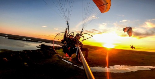 Lot Motoparalotnią z Filmowaniem (20 minut) | Ostrów Wielkopolski-Prezent dla Ukochanego_P