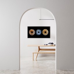 Artystyczne Zdjęcie Tęczówek Oczu dla Rodziny Premium – Format 90x30 cm | Poznań--Prezent na Urodziny_S