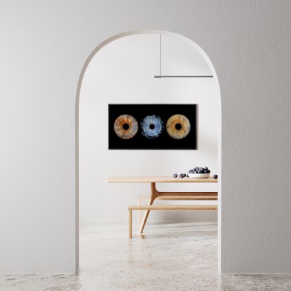 Artystyczne Zdjęcie Tęczówek Oczu (3 Osoby) Premium – Format 90x30 cm | Poznań 