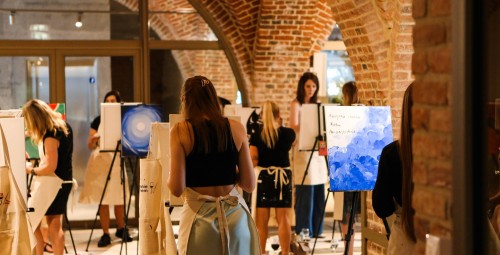 Malowanie przy Winie | Gdańsk-Prezent w Gdańsku_P