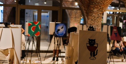 Malowanie przy Winie | Gdańsk-Prezent dla Niego_P