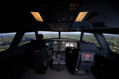 Lot w Symulatorze Airbus A320 NEO (60 minut) | Katowice-Preazent dla Taty_P