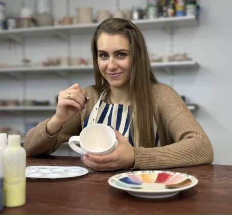 Warsztaty Malowania Ceramicznych Kubków dla Dwojga (380 ml) | Gdańsk