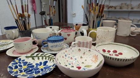  Warsztaty Malowania Ceramicznych Talerzy dla Dwojga (19 cm) | Gdańsk | Prezent na Walentynki_P
