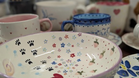 Warsztaty Malowania Ceramicznych Talerzy dla Dwojga (25 cm) | Gdańsk | Prezent na Święta_P