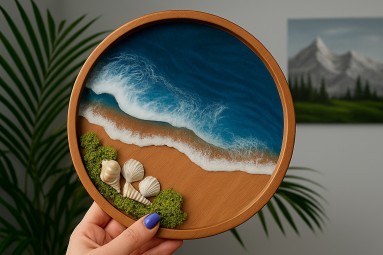 Warsztaty Tworzenia Ozdób z Żywicy Epoksydowej dla Dwojga | Warszawa-Prezent na Święta_P