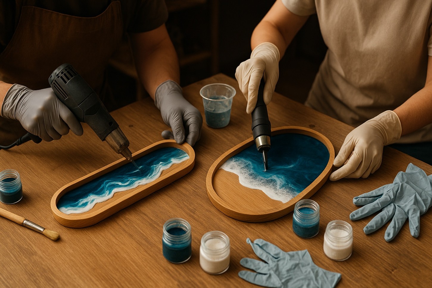 Warsztaty Tworzenia Ozdób z Żywicy Epoksydowej dla Dwojga | Warszawa