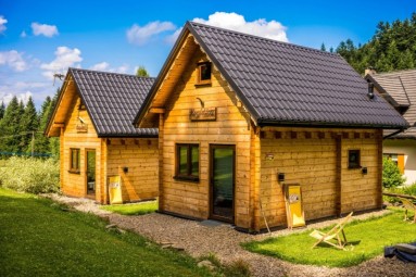 Romantyczny Pobyt w Domku w Beskidach (2 Noce, 2 Osoby) | Chata na Końcu Świata | Słopnice | Prezent na Rocznicę_P