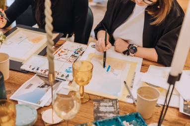 Warsztaty Malowania Akwarelą (4 osoby) | Kraków | Prezent na Mikołajki_P