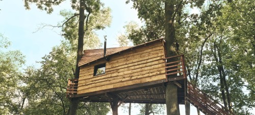 Pobyt w Domku na Drzewie (1 Noc, 2 Osoby) | Golędzinów | TreeVill -Prezent na Rocznicę_P