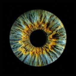 Artystyczne Zdjęcie Tęczówki Oka – Format 40x40 cm | Łódź -Prezent na Święta_P