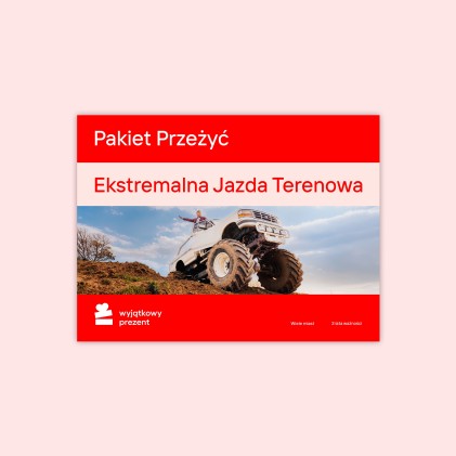 Pakiet Przeżyć “Ekstremalna Jazda Terenowa”