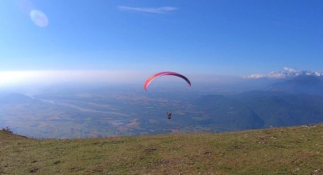 Lot Paralotnią z Góry Żar | Międzybrodzie Żywieckie