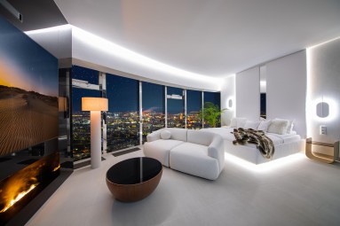 Luksusowy Pobyt w Apartamencie z Jacuzzi i Sauną (1 Noc, 1-2 Osoby) | Sky Tower | Prezent dla Ukochanego_P