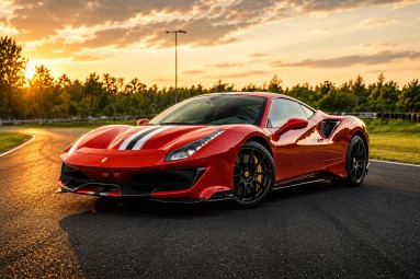  Jazda Ferrari 488 Pista | 1 okrążenie | Tor Główny Poznań | Prezent dla Taty_A