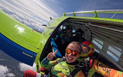 Skok ze Spadochronem z Filmowaniem i Zdjęciami | Olsztyn (okolice) - Prezent dla Niej_P