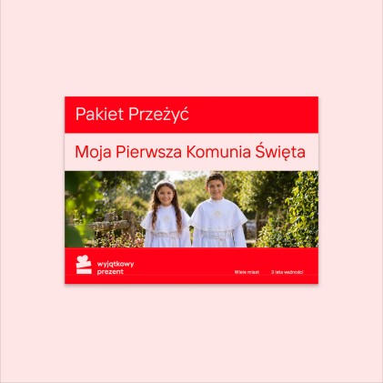 Pakiet Przeżyć "Moja Pierwsza Komunia Święta"