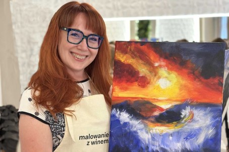 Malowanie przy Winie | Katowice